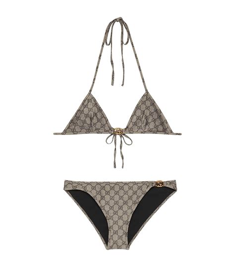 brown gucci bathing suit|Gucci bikini gg.